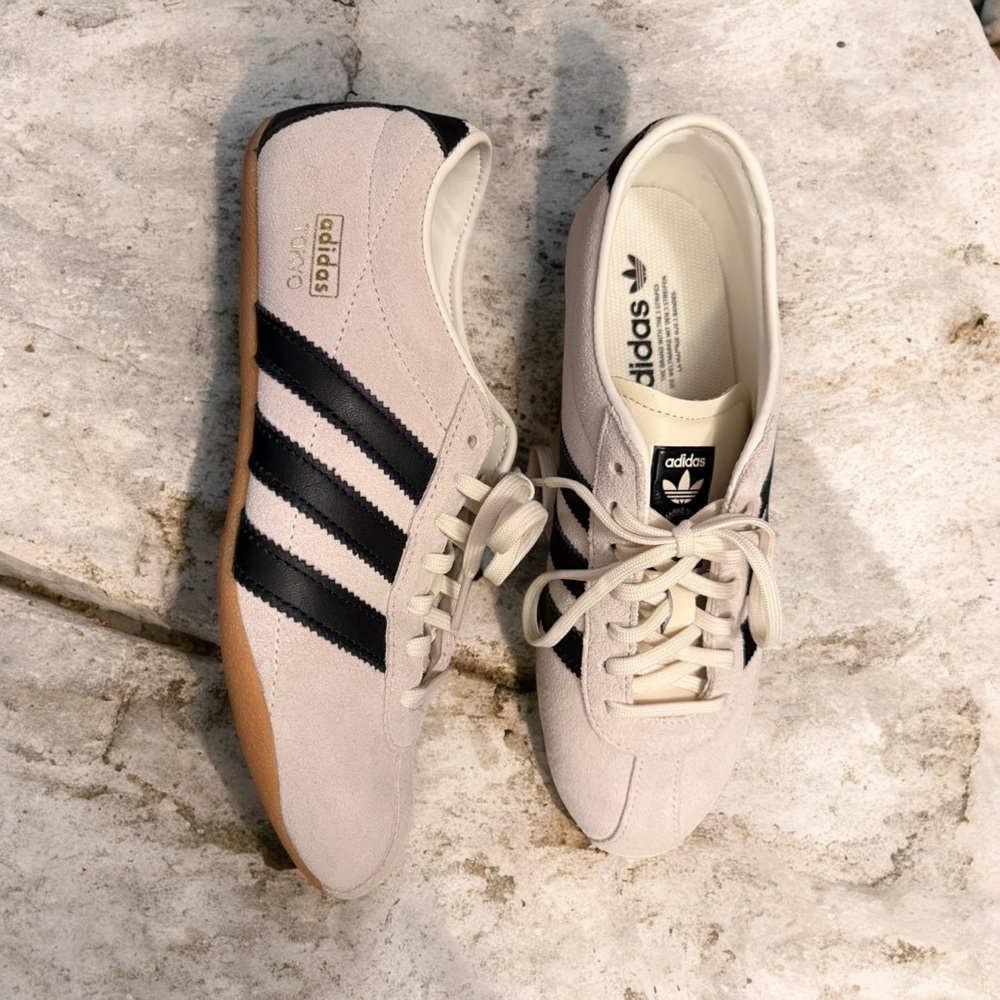 Adidas Tokyo Cream and Black Women's Sneakers